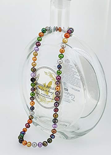 Multi-Colour 8-9mm Freshwater Pearl Necklace Length 45cm Plus 5cm Chain Extender treasurebayb2b