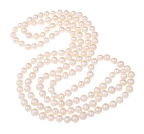 Women's Pearl Necklace 8-9mm Freshwater Pearl 160cm Long Free Style Colour Black, White, Multicolour treasurebayb2b