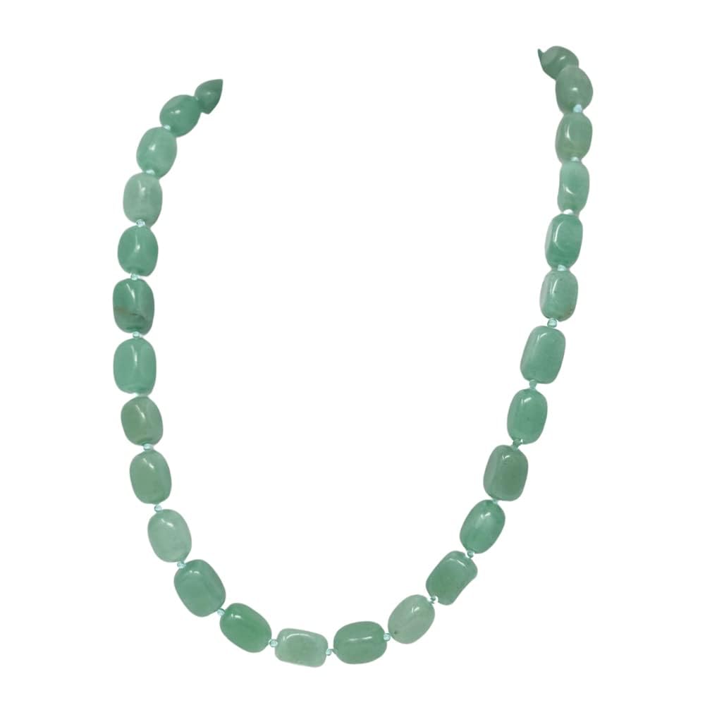 Womens Handmade Natural Gemstone Beaded Necklace - Pink Rose Quartz, Green aventurine, Yellow Agate Beaded Necklace for Women Ladies and Girls treasurebayb2b