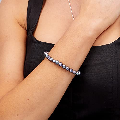 Stunning 8-9mm Baroque Freshwater Pearl Bracelet for Women and Girls treasurebayb2b