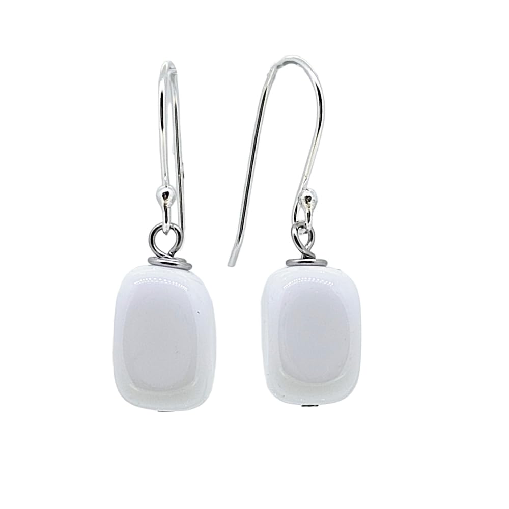 Handmade Women's Natural Gemstone Beaded and Sterling Silver Dangle Drop Earrings | Gift for Women, Girls treasurebayb2b