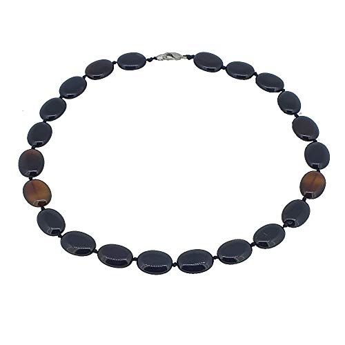 Stunning Oval Shape Natural Gemstone Beaded Necklace for Women treasurebayb2b