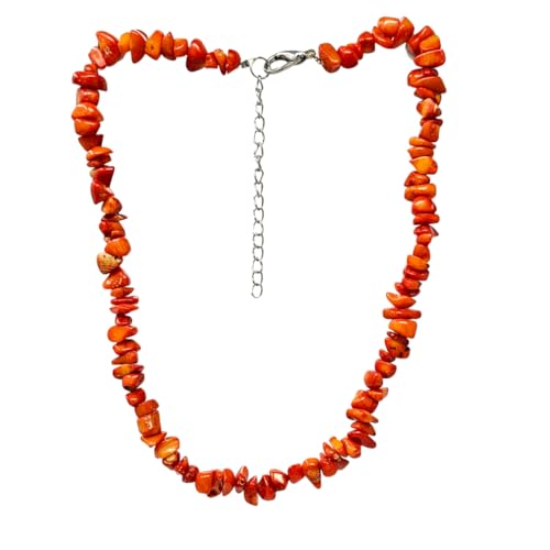 Handmade Womens Girls Beaded Gemstone chips necklace Choker - Natural Gemstones Healing Crystal Jewellery treasurebayb2b