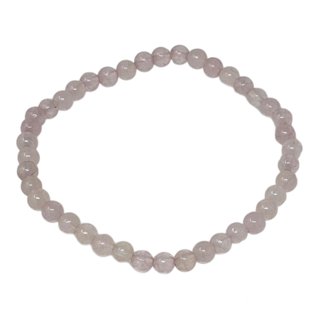 Handmade Womens Girls 4Mm Gemstone Beaded Bracelet | Stress and Anxiety Power Bead Healing Crystal Gemstone Bracelet treasurebayb2b