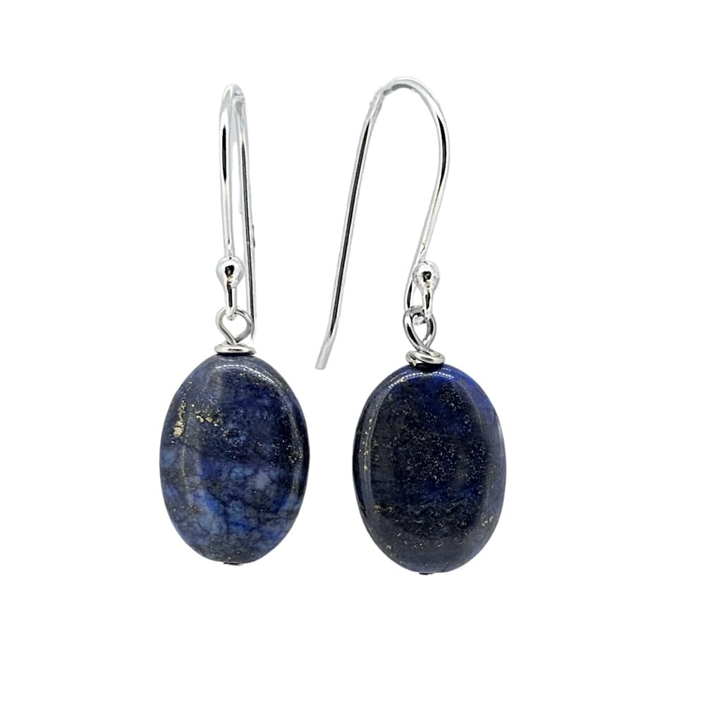 Handmade Natural Gemstone Dangle Drop Earrings for Women and Girls Made with Sterling Silver treasurebayb2b
