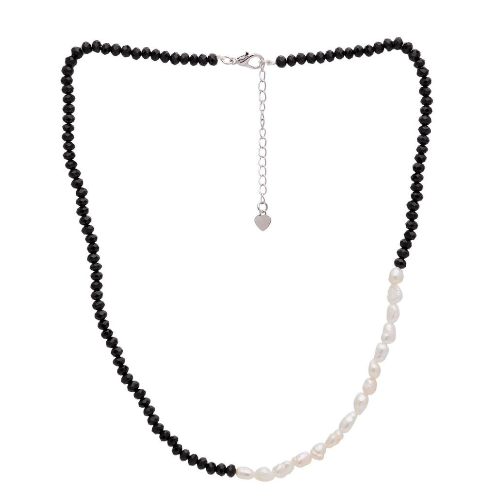 Handmade Womens Girls Beaded Necklace Choker - Natural Gemstones and Freshwater Pearl Necklace treasurebayb2b