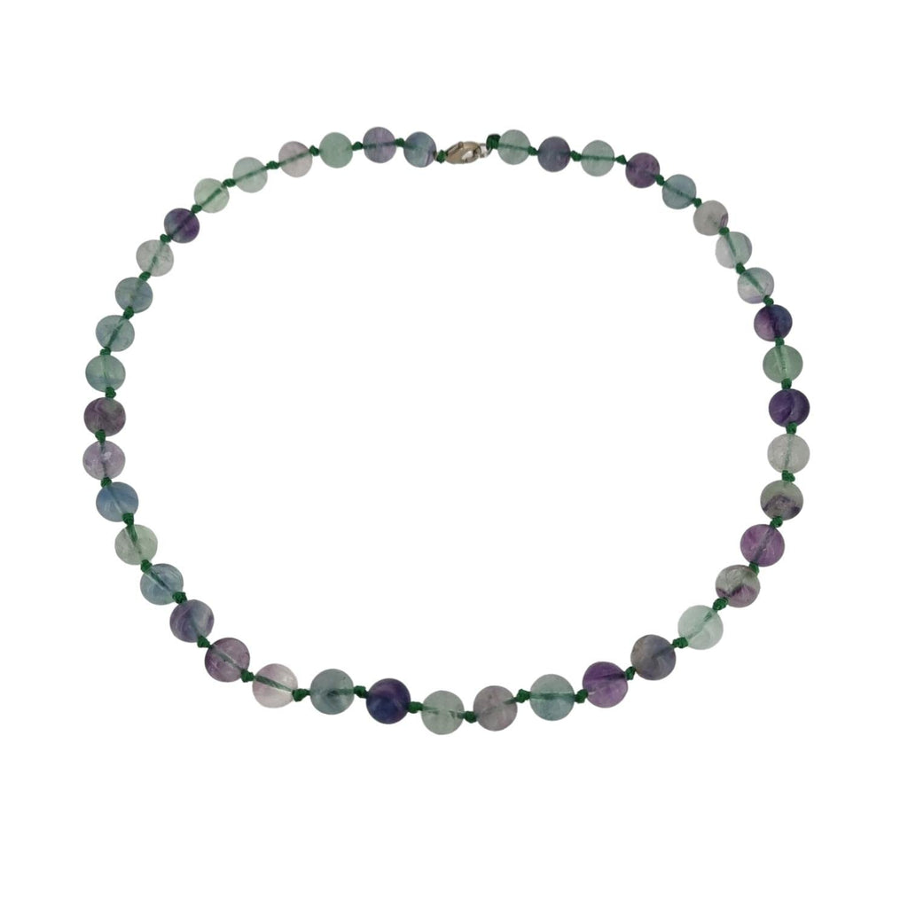 Women's Handmade Gemstone Beaded Necklace 8mm Natural Rose Quartz, Tiger's Eye, Aquamarine, Agate necklace for Women Ladies and Girls treasurebayb2b