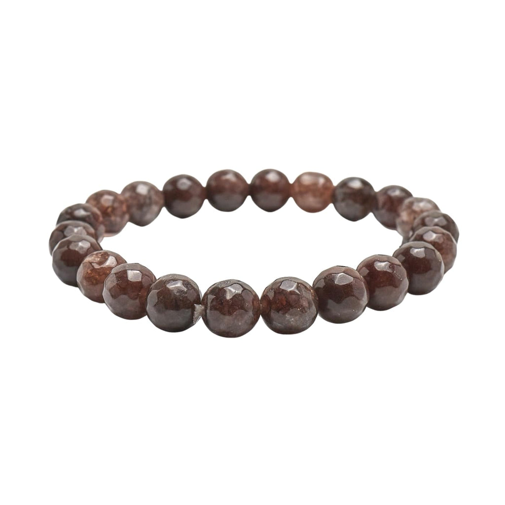Handmade Womens Mens 8mm Gemstone Bracelet | Stress and Anxiety Power Bead Healing Crystal Gemstone Bracelet Amethyst, Rose quartz, Blue Agate, Tiger’s Eye, Turquoise treasurebayb2b
