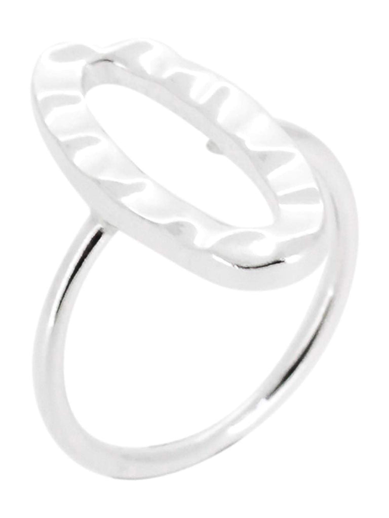 Stylish Chunky Statement Plain 925 Sterling Silver Rings for Women Girls Available in size L M N P treasurebayb2b
