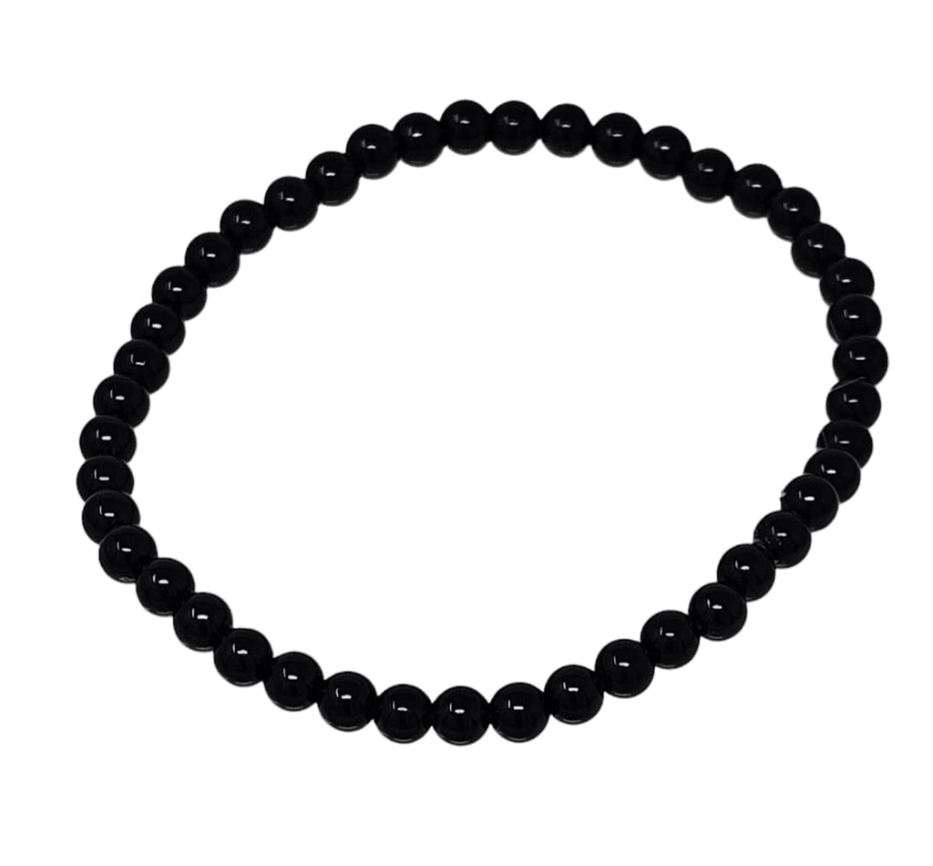 Handmade Womens Girls 4Mm Gemstone Beaded Bracelet | Stress and Anxiety Power Bead Healing Crystal Gemstone Bracelet treasurebayb2b