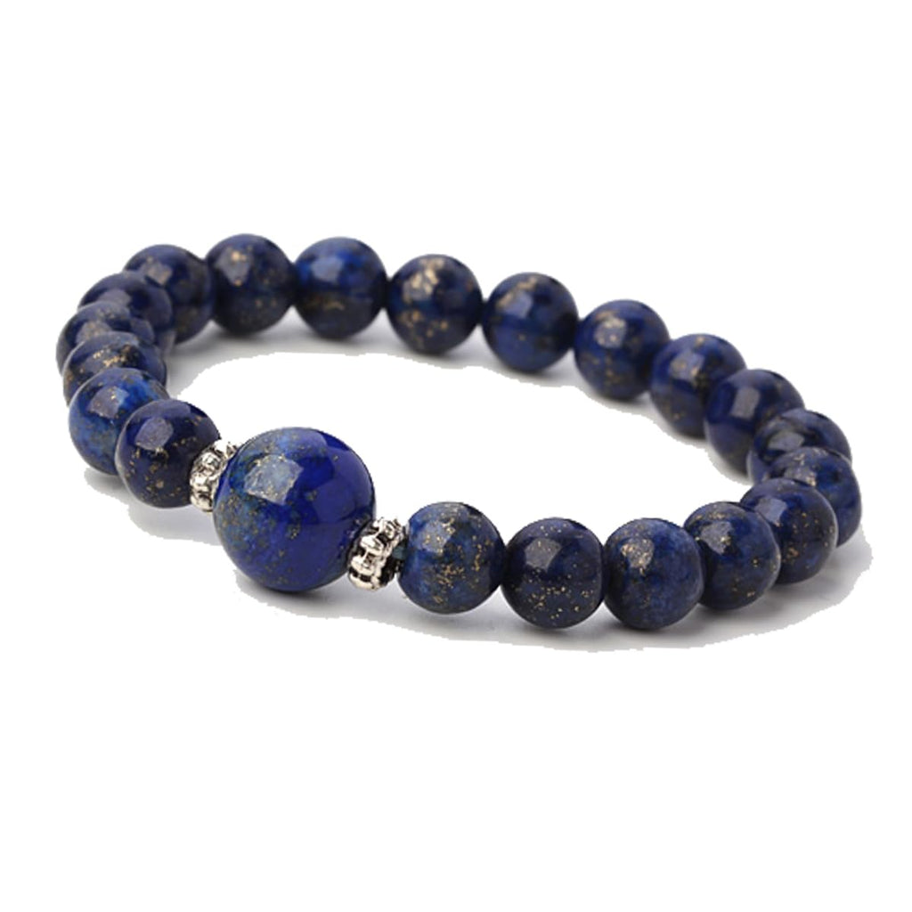 Handmade Womens 8-12mm Natural Power Healing Gemstone Beaded Stretchy Bracelet treasurebayb2b