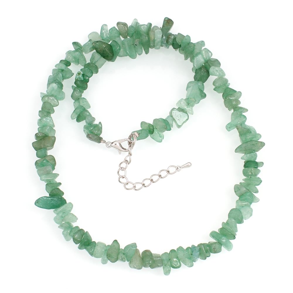Handmade Womens Girls Beaded Gemstone chips necklace Choker - Natural Gemstones Healing Crystal Jewellery treasurebayb2b