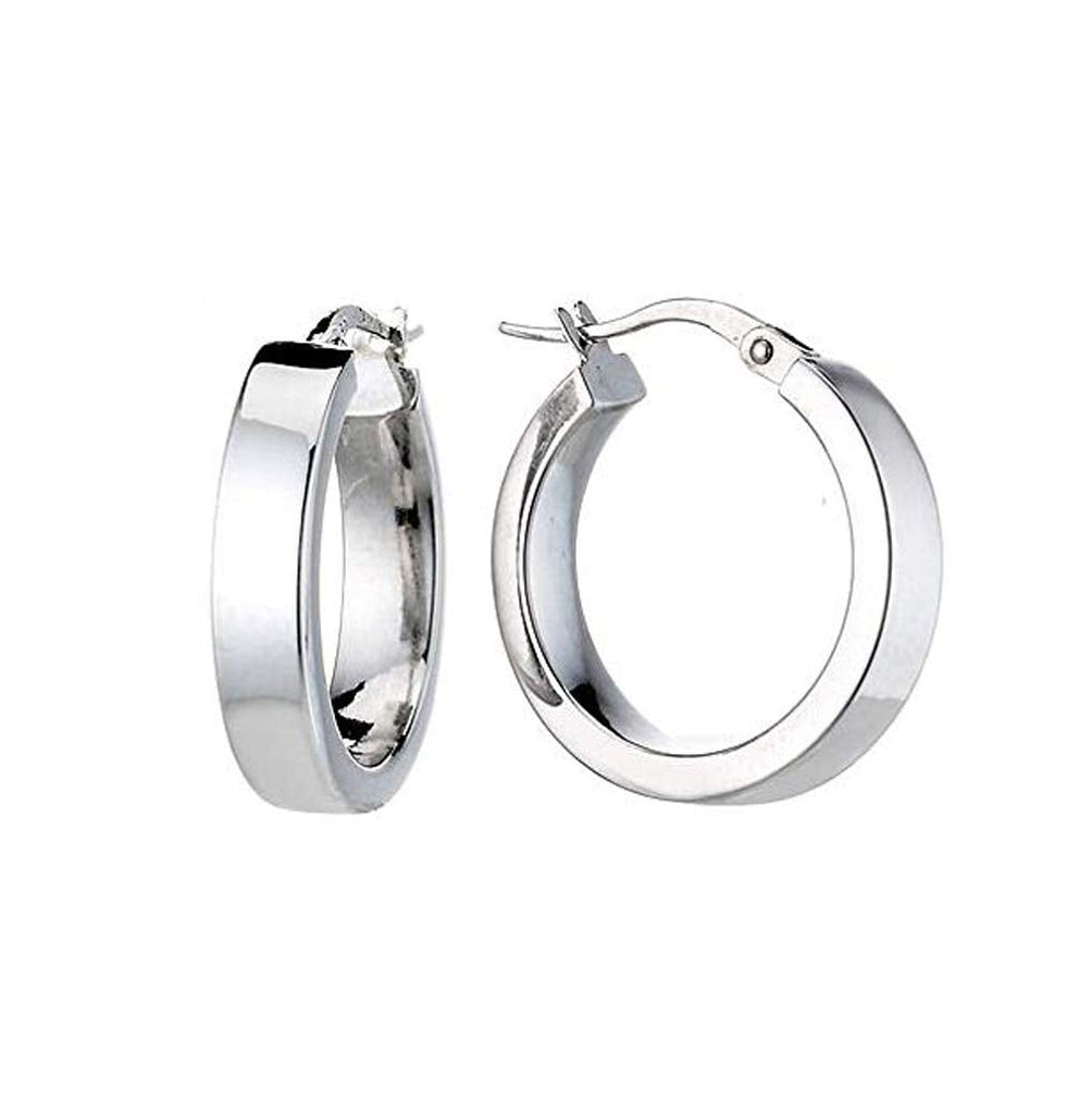 Modern and Stylish 925 Sterling Silver Hoop Earrings For Women treasurebayb2b
