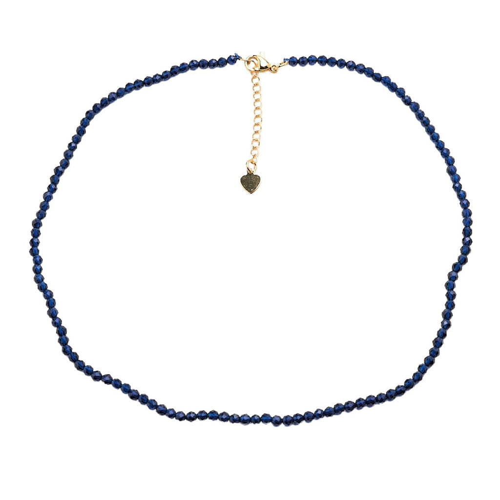 Handmade Womens Girls Crystal Gemstone Beaded Necklace Choker - Natural Gemstones Healing Crystal Birthstone Jewellery treasurebayb2b