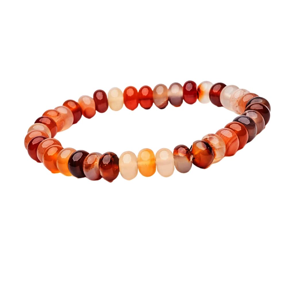 Handmade Womens Mens 8mm Beaded Gemstone Bracelet | Stress and Anxiety Power Beads Healing Crystal Gemstone Bracelet – Gift box treasurebayb2b