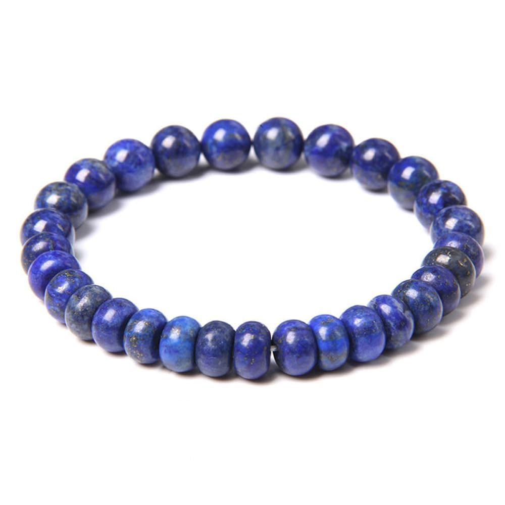 Handmade Womens Mens 8mm Beaded Gemstone Bracelet | Stress and Anxiety Power Beads Healing Crystal Gemstone Bracelet – Gift box treasurebayb2b