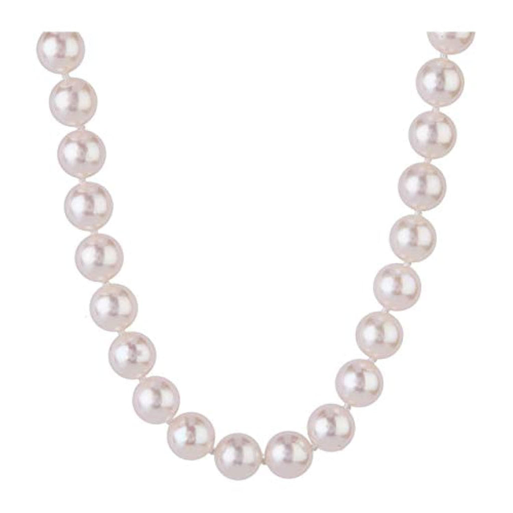Stunning AA Grade 8-9mm Natural White Freshwater Pearl Necklace For Women and Girls treasurebayb2b