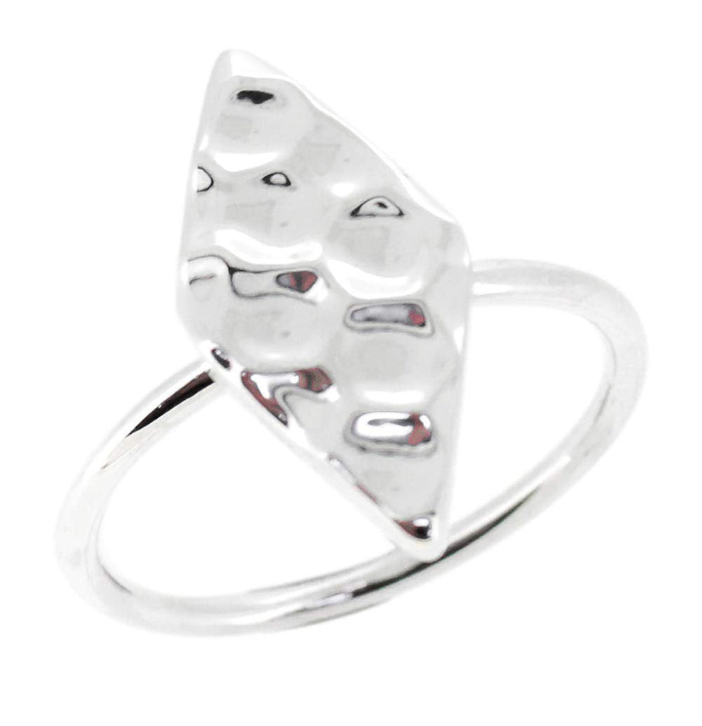Stylish Chunky Statement Plain 925 Sterling Silver Rings for Women Girls Available in size L M N P treasurebayb2b