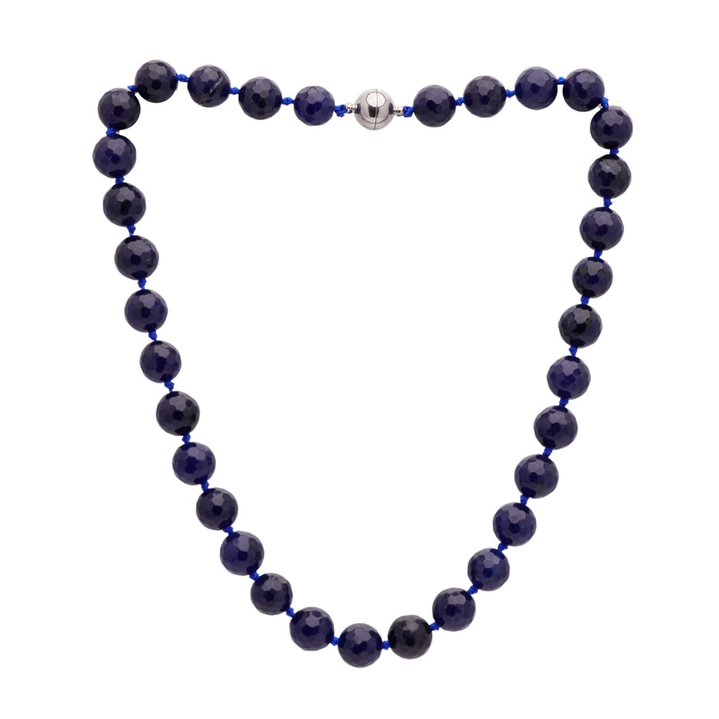 Womens Handmade Beaded Gemstone Necklace - 12mm Natural Gemstone Multicolour, Black, Green, Yellow Rose Agate, Amethyst Necklace For Women, Girls treasurebayb2b