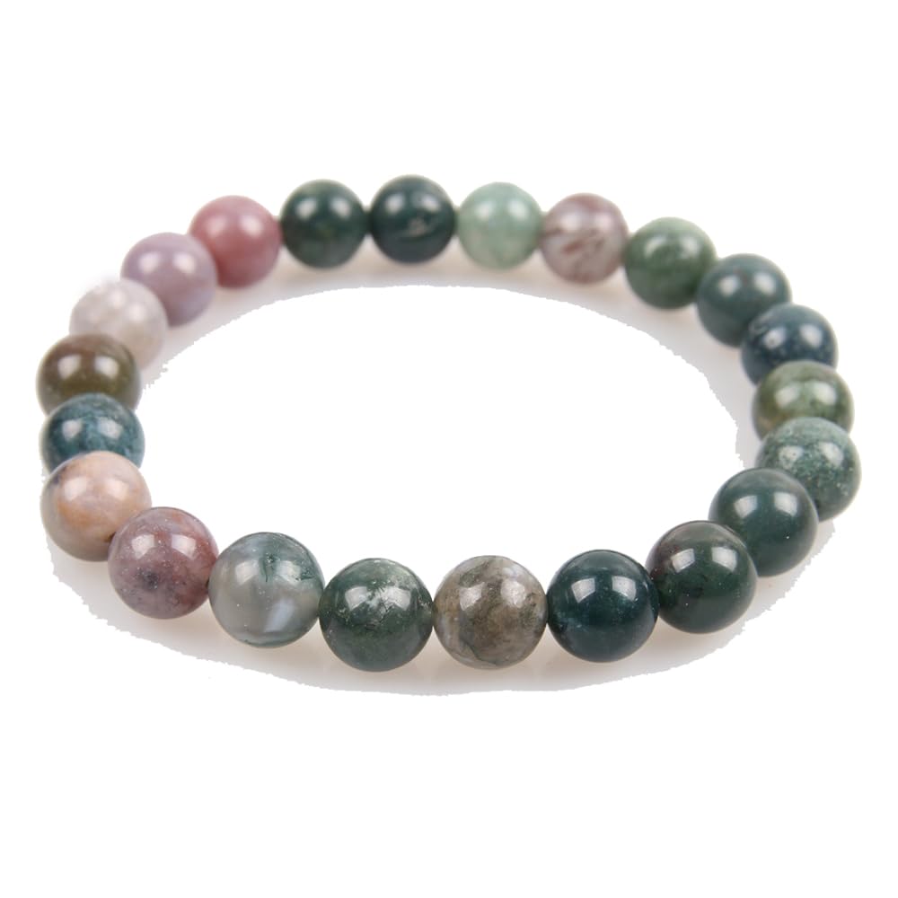 Handmade Womens Mens 8mm Natural Power Healing Gemstone Beaded Stretchy Bracelet treasurebayb2b
