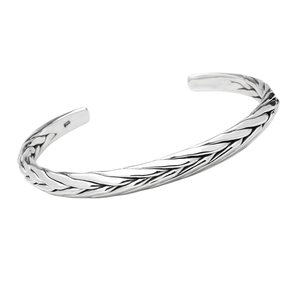 Men's Sterling Silver Bangle Bracelet TBSC0268 treasurebayb2b