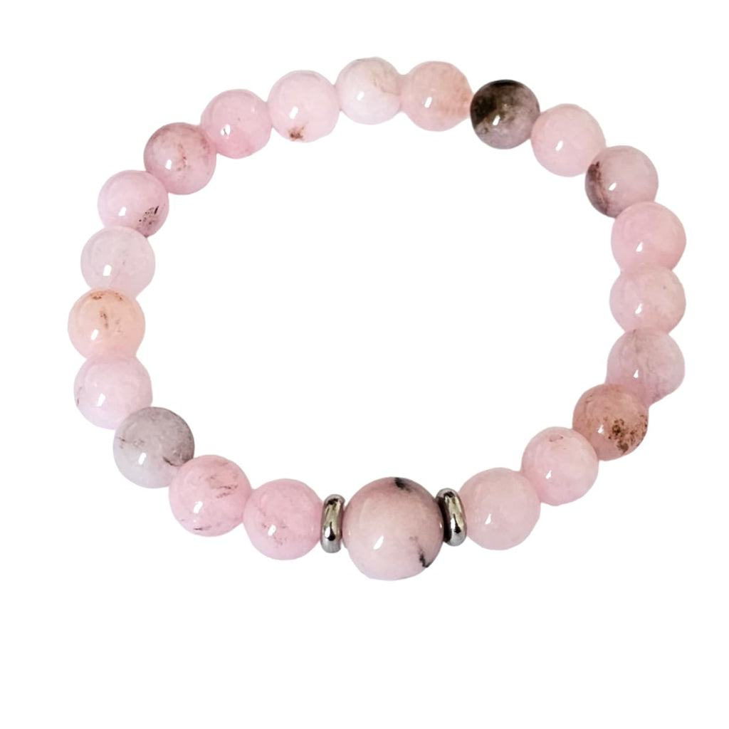 Handmade Womens 8-12mm Natural Power Healing Gemstone Beaded Stretchy Bracelet treasurebayb2b