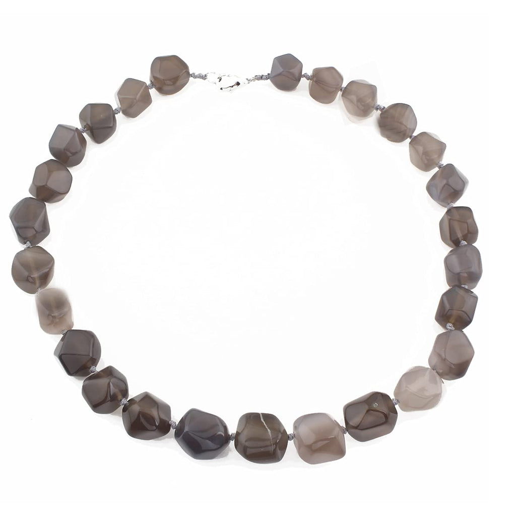 Stunning Agate Gemstone Chunky Necklace for Women and ladies treasurebayb2b