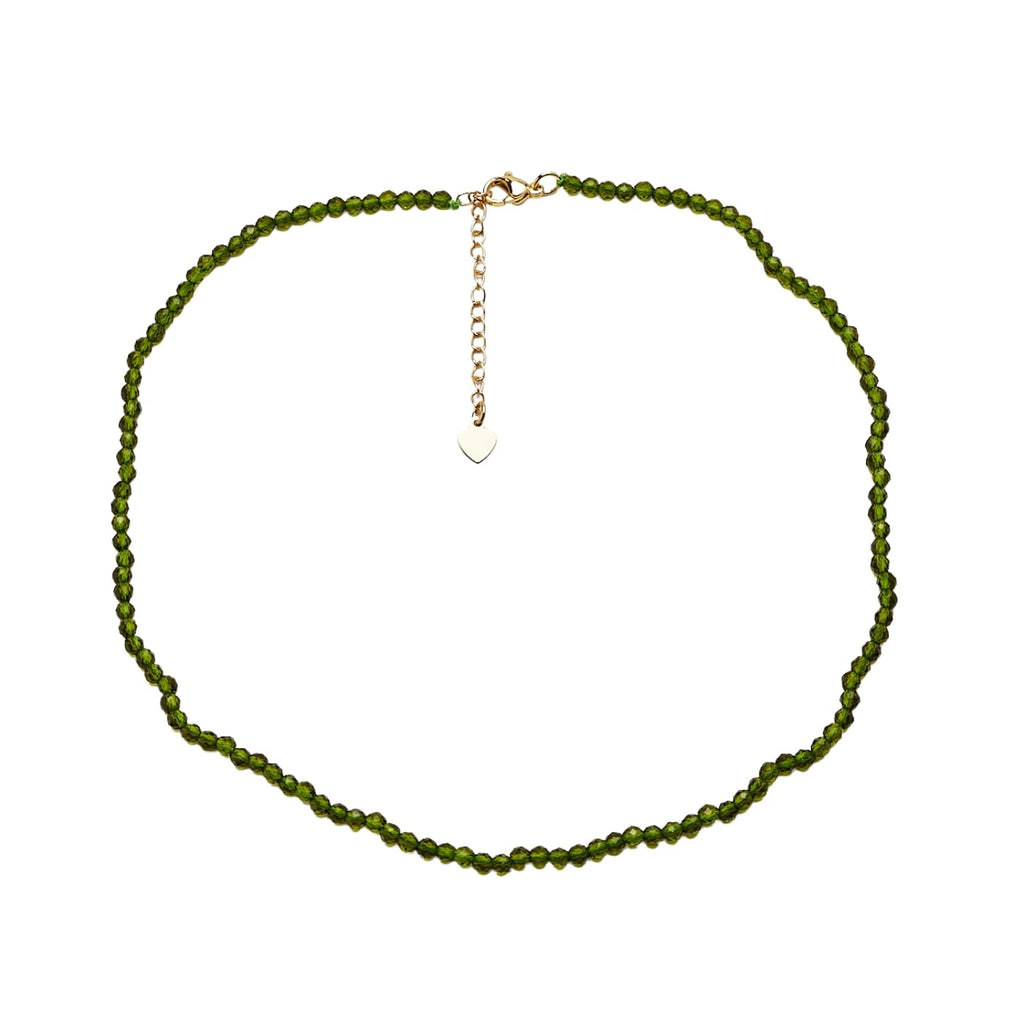 Handmade Womens Girls Crystal Gemstone Beaded Necklace Choker - Natural Gemstones Healing Crystal Birthstone Jewellery treasurebayb2b