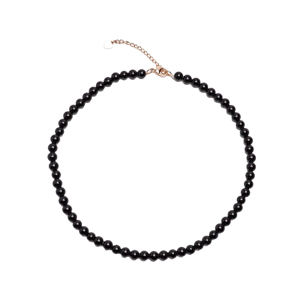 Handmade Womens Girls Beaded Necklace Choker 6mm Round Beads - Natural Gemstones Healing Crystal Jewellery treasurebayb2b