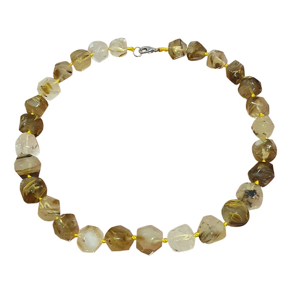 Chunky Statement Natural Gemstone Beaded Necklace for Women, Women's Handmade Necklace treasurebayb2b