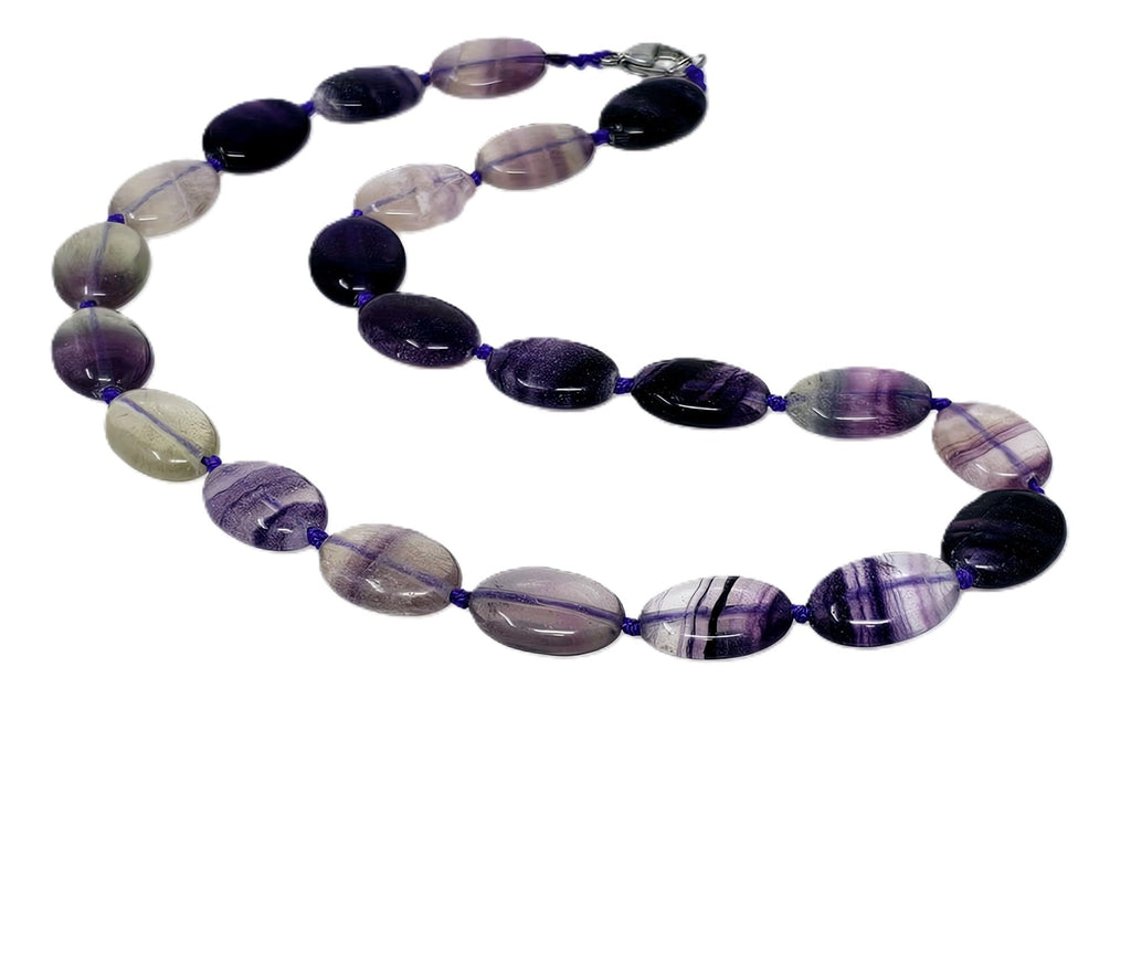 Stunning Oval Shape Natural Gemstone Beaded Necklace for Women treasurebayb2b