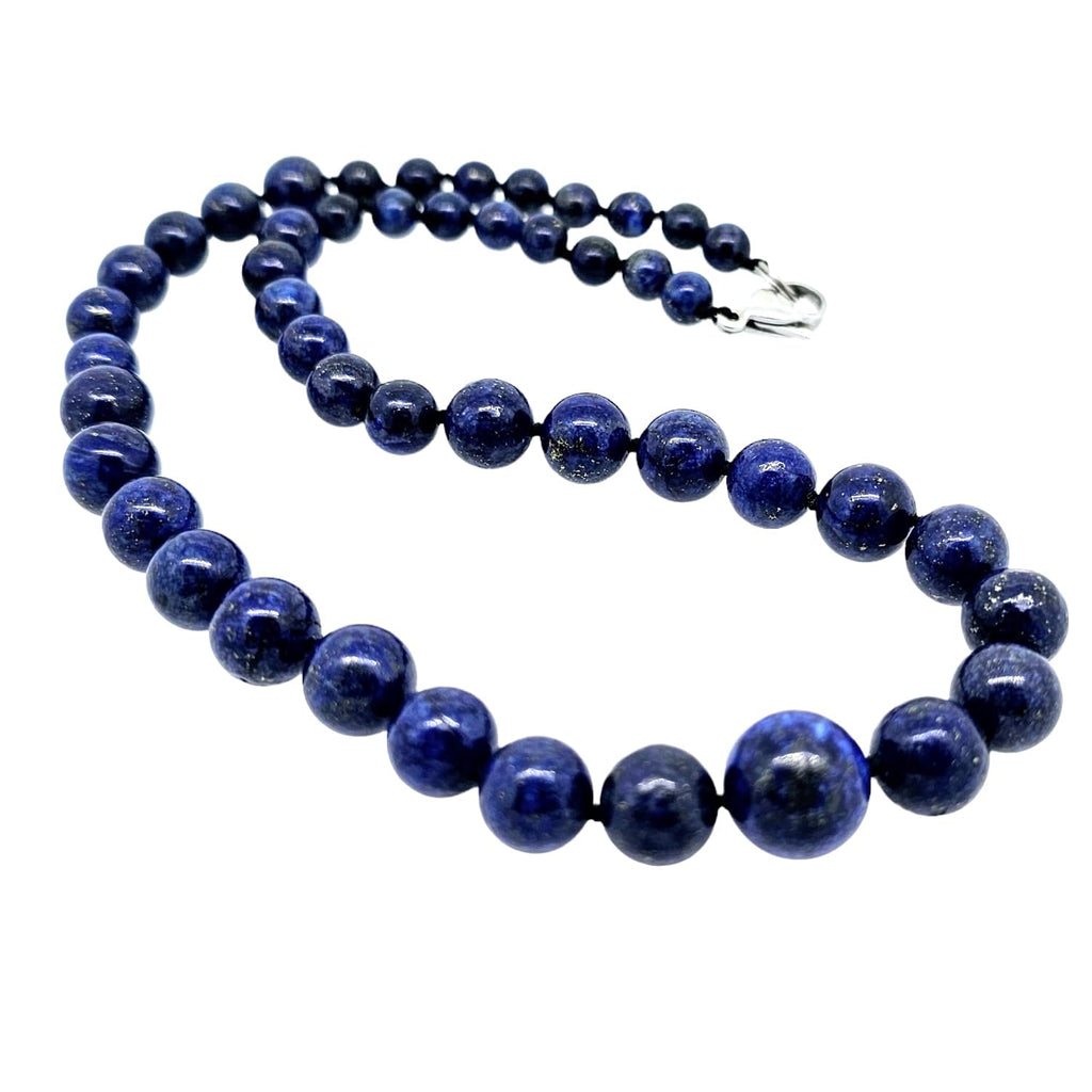 Women's Stunning 6-14mm Natural Gemstone Beaded Necklace | Blue Green Black Pink Multicolour Agate, Blue Turquoise Necklace For Women treasurebayb2b