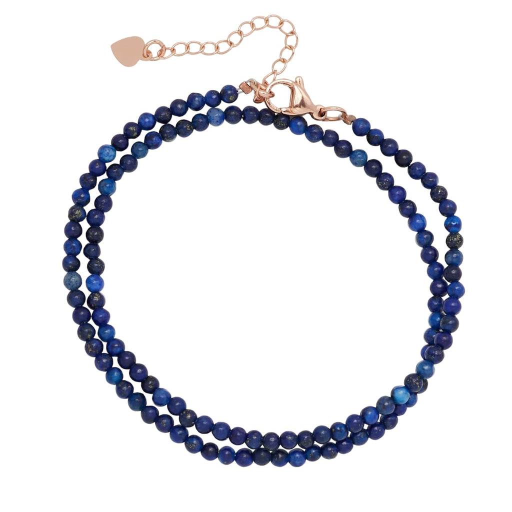 Handmade Beaded Choker Necklace for Women, Girls and Teen | 3mm Beads Choker Natural Gemstones Healing Crystal Jewellery Stack Layers Necklace treasurebayb2b