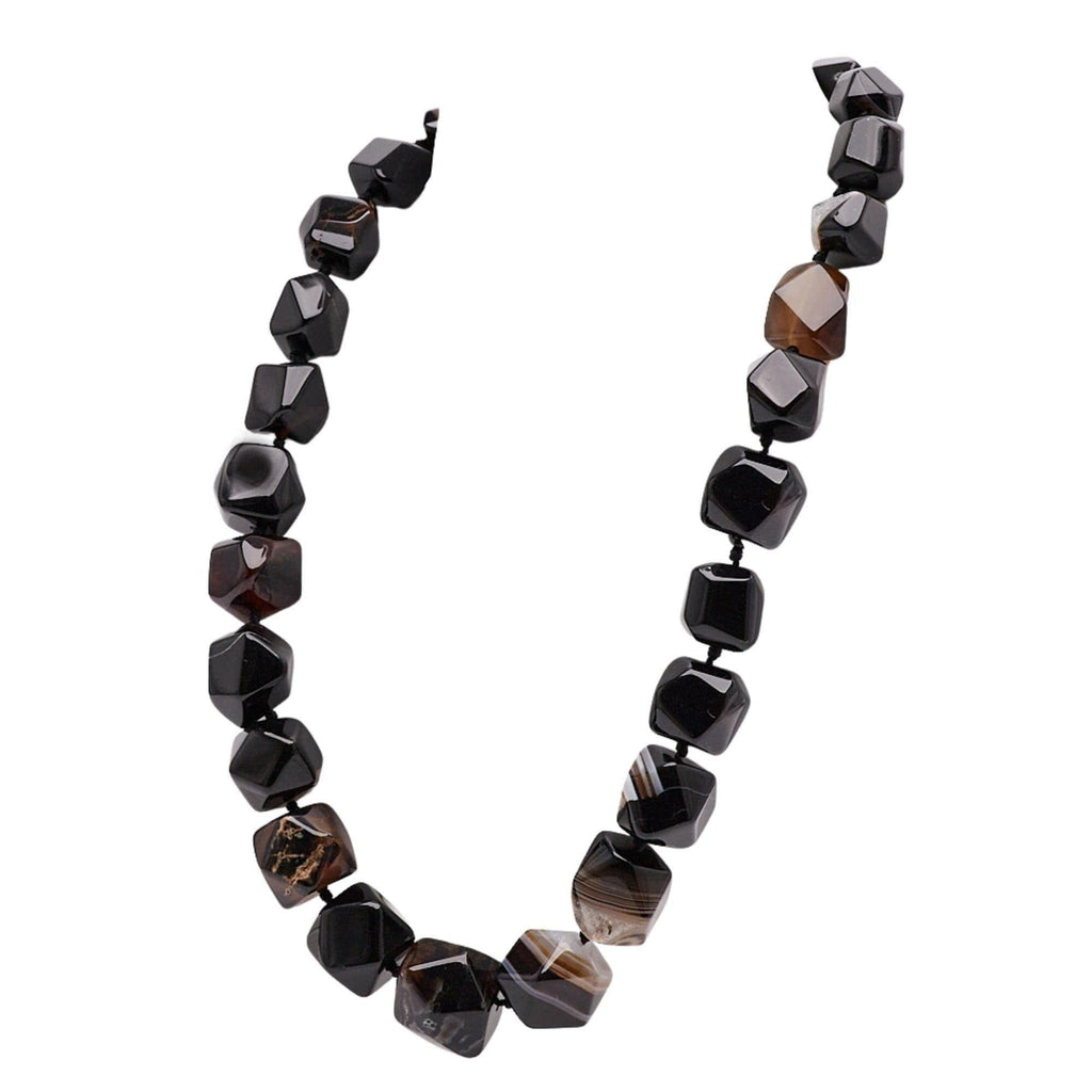 Stunning Agate Gemstone Chunky Necklace for Women and ladies treasurebayb2b
