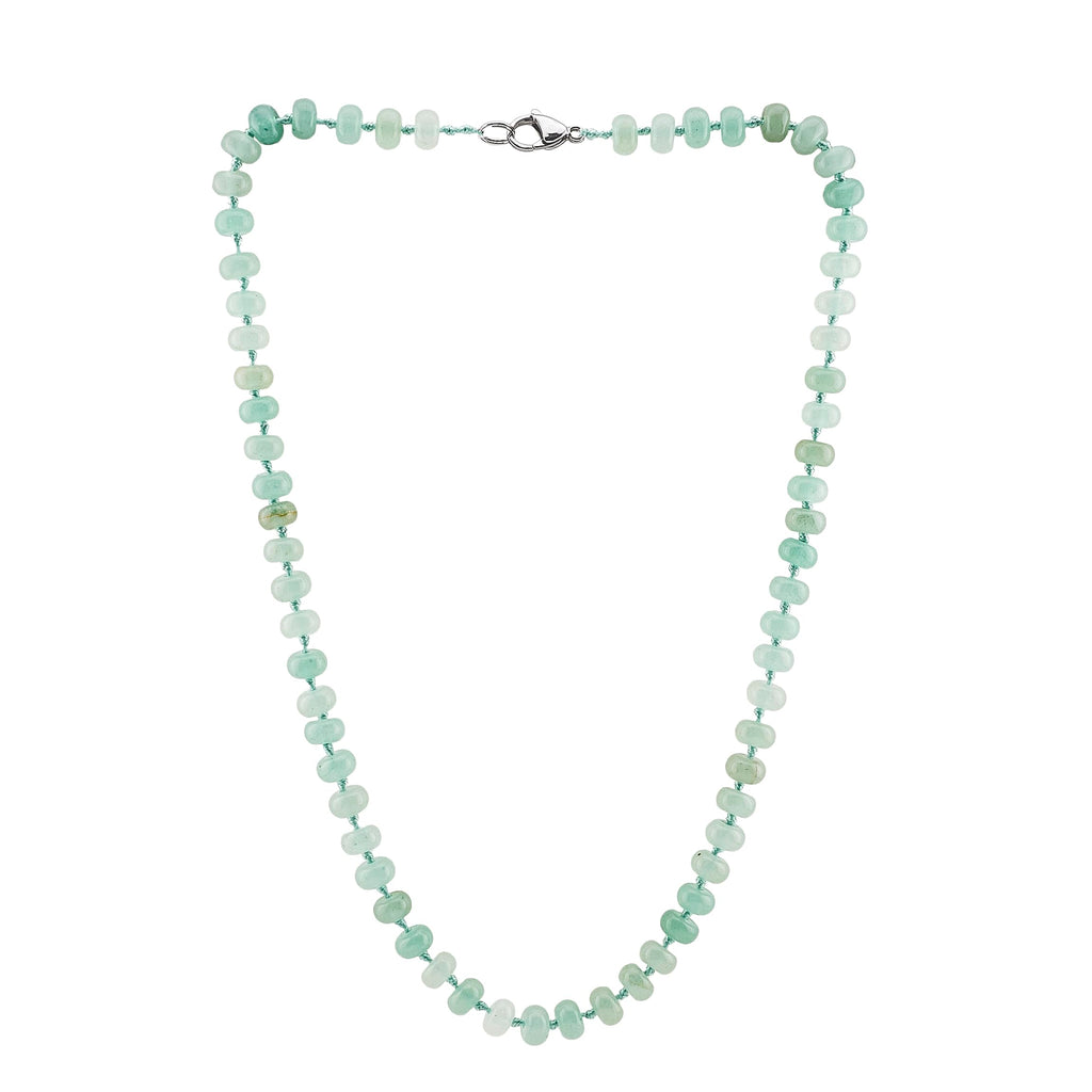 Women's Handmade Necklace 8mm Rondelle Shape Gemstone Beaded Necklace treasurebayb2b