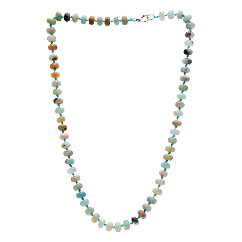 Women's Handmade Necklace 8mm Rondelle Shape Gemstone Beaded Necklace treasurebayb2b
