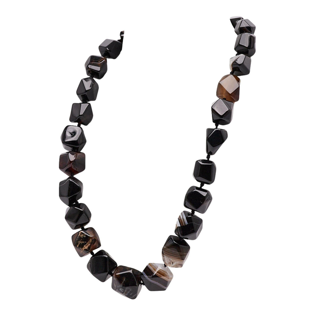 Chunky Statement Natural Gemstone Beaded Necklace for Women, Women's Handmade Necklace treasurebayb2b