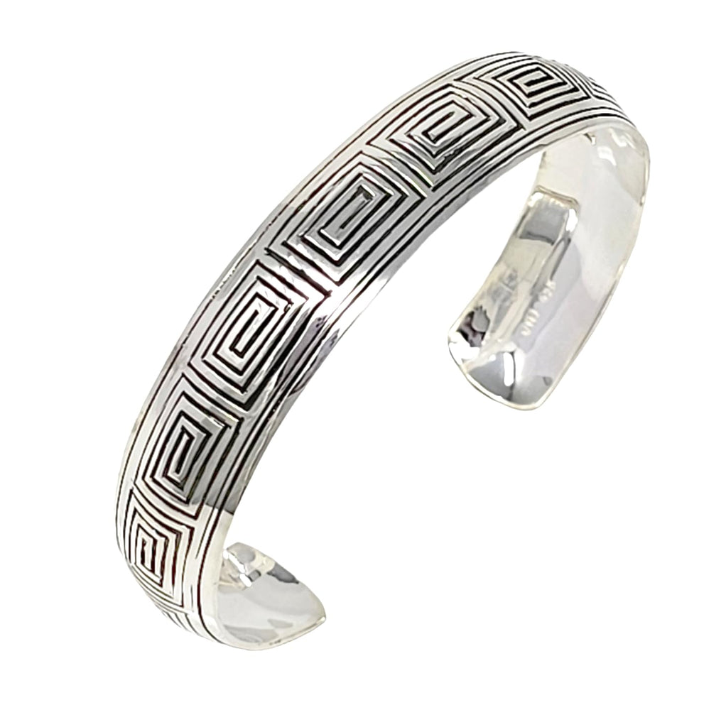 Women's, Men's Solid 925 Sterling Silver Bangle treasurebayb2b