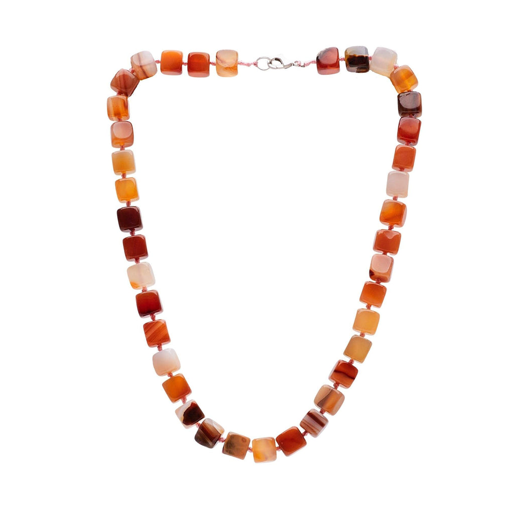 Stunning 12mm Natural Gemstone Beaded Necklace for Women treasurebayb2b