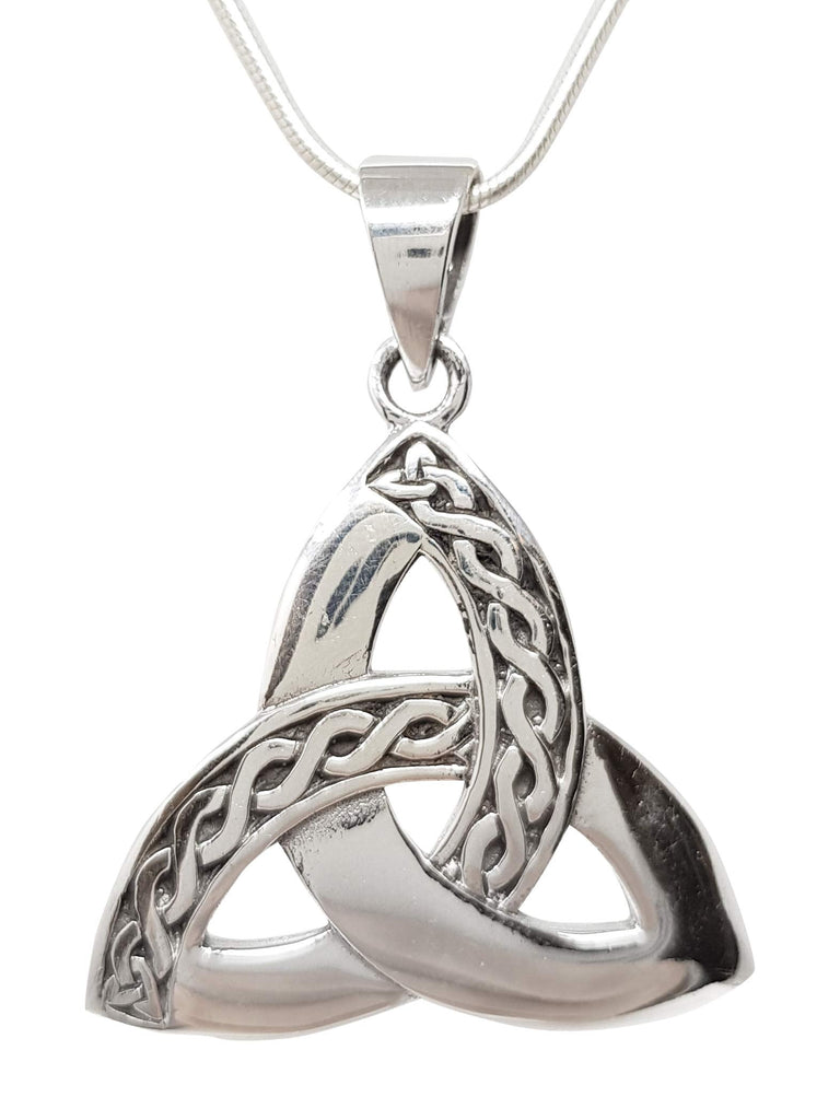 Celtic Knot Pendant on Chain Made from 925 Sterling Silver, Pendant for Men and Women treasurebayb2b