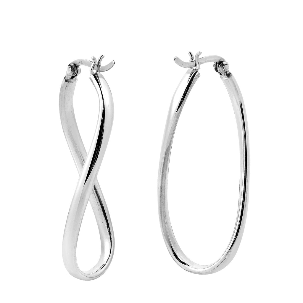 Quality 3cm Women's 925 Sterling Silver Hoop Earrings treasurebayb2b