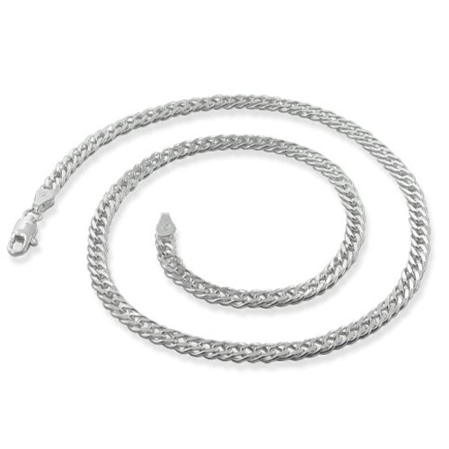 925 Sterling Silver 5.5mm Rombo Chain For Women And Men treasurebayb2b