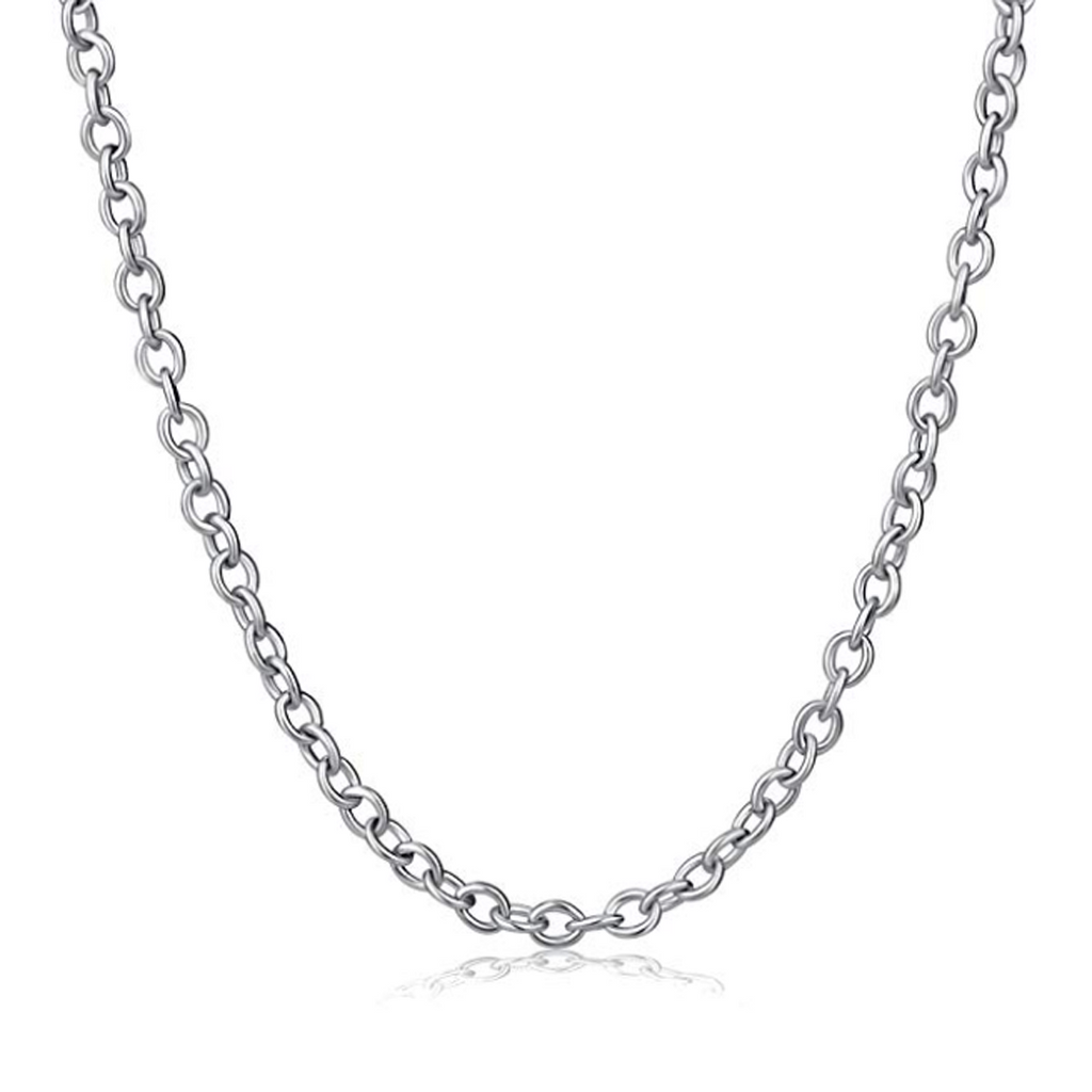 Classic Solid 925 Silver Anchor Chain Necklace For Men and Women treasurebayb2b