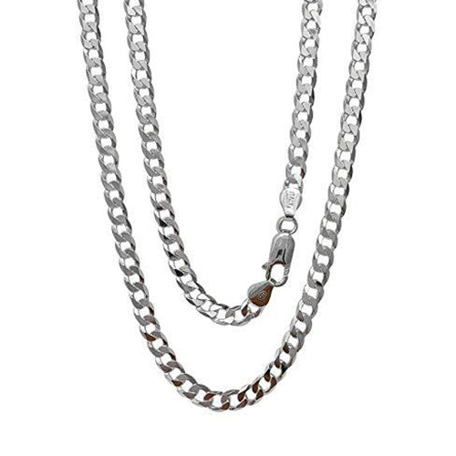 Classic 4.8mm 925 Sterling Silver Curb Chain For Men And Women treasurebayb2b