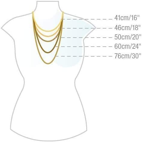 Silver Chain Necklace for Men and Women | 1.6mm Dainty Silver Chain Choker, Stack Layering Necklace for Women and Girls treasurebayb2b
