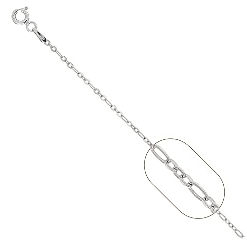 Silver Chain Necklace for Men and Women | 1.6mm Dainty Silver Chain Choker, Stack Layering Necklace for Women and Girls treasurebayb2b